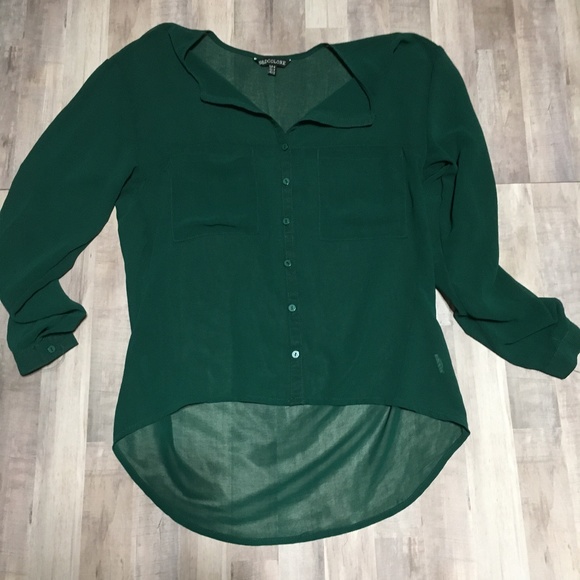 S&D Colore Green Blouse - Picture 1 of 2